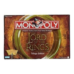 Monopoly LORD OF THE RINGS Trilogy Edition Parker Brothers Hasbro 2003 *No Ring*